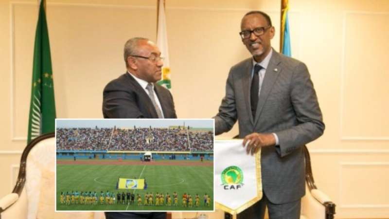 أحمد أحمد مع رئيس رواندا