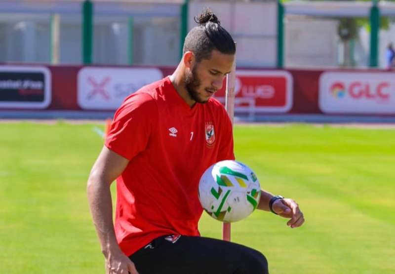 رمضان صبحي لاعب النادي الاهلي