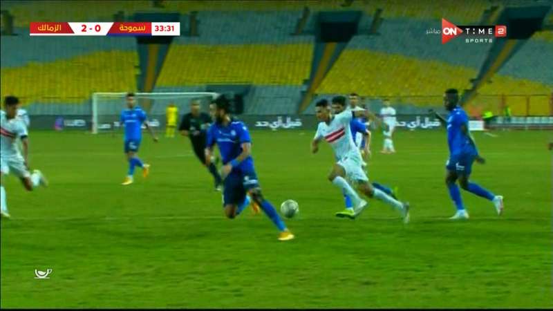 هدف احمد فتوح في شباك سموحة