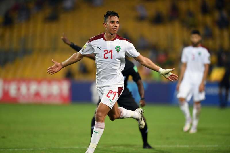 سفيان رحيمي لاعب نادي الرجاء الرياضي المغربي