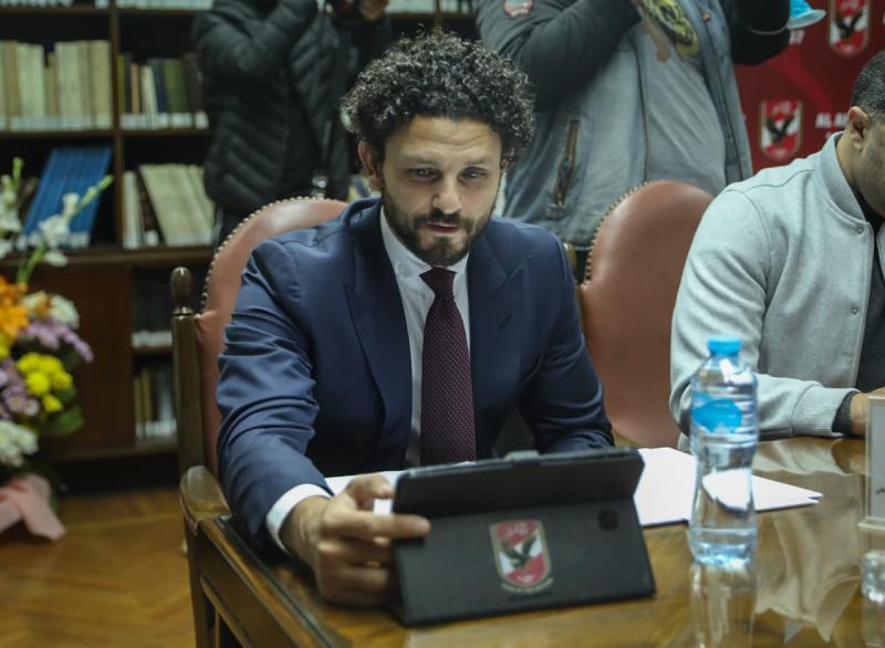 حسام غالي عضو مجلس إدارة الاهلي 