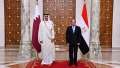 الرئيس السيسي يطير إلي قطر...