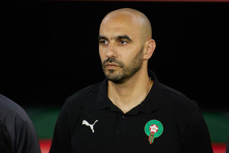 وليد الركراكي مدرب منتخب المغرب