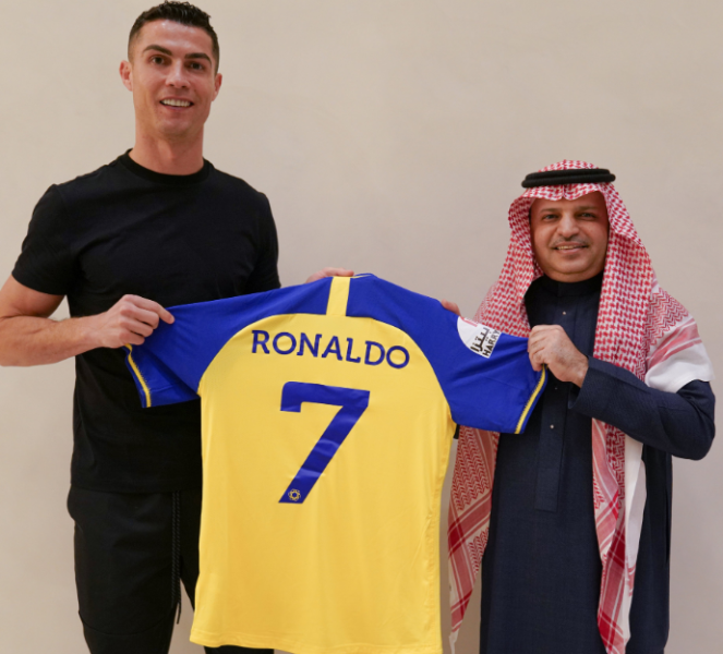 كريستيانو رونالدو لاعب النصر 