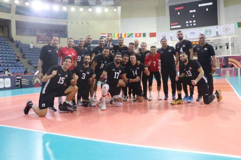 منتخب مصر يواجه كينيا في دور الـ 16 من بطولة الأمم الأفريقية للطائرة
