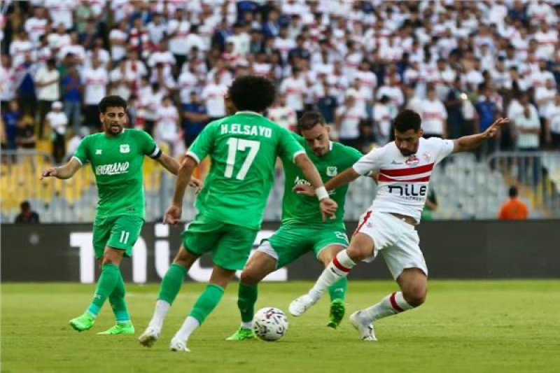 المصري يزيد من أوجاع الزمالك بثنائية في الدوري الممتاز