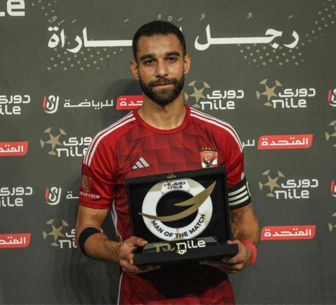 عمرو السولية رجل مباراة الأهلي والطلائع في الدوري الممتاز