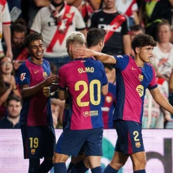 برشلونة يتصدر الدوري الأسباني بعد فوز صعب علي رايو فاليكانو