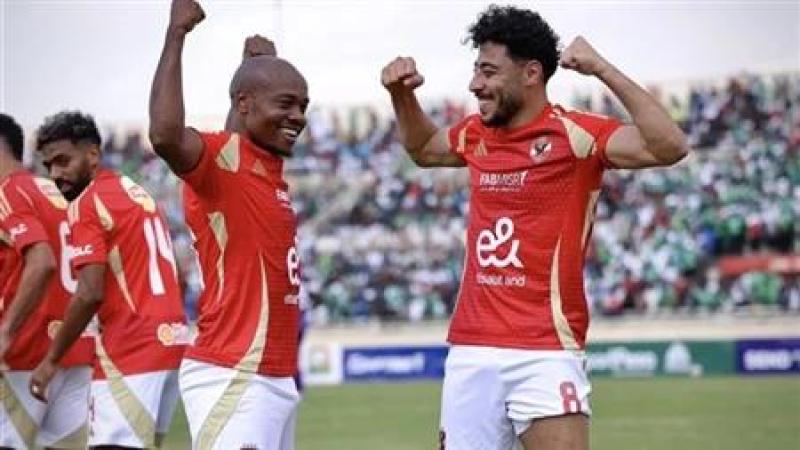 احتفال لاعبي الاهلي من مباراة جورماهيا 