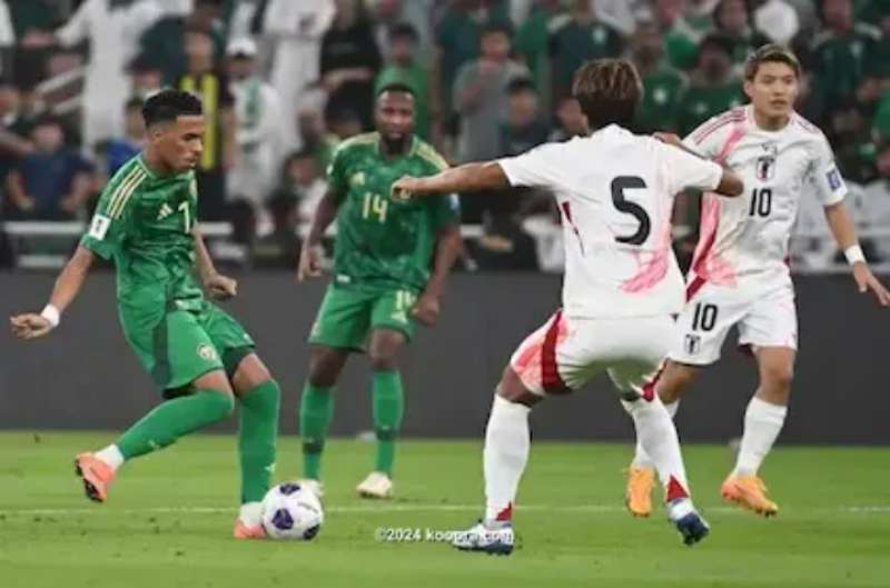 منتخب السعودية يتعرض للهزيمة أمام اليابان بهدفين دون رد