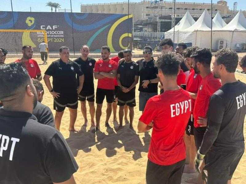 منتخب الشاطئية ينهي تدريباته استعداداً لمواجهة تنزانيا غداً