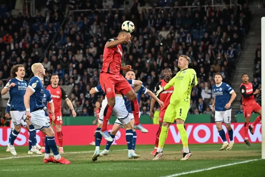 أرمينيا بيليفيلد يقصي باير ليفركوزن