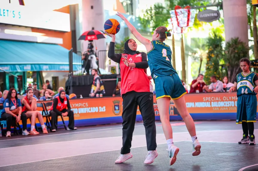 الفراعنة يتألقن في بورتوريكو… مصر تواجه المغرب في نهائي كأس العالم للاولمبياد الخاص لكرة السلة الموحدة اليوم